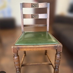 イギリス　アンティーク　ダイニングチェア　木製の画像