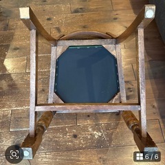 イギリス　アンティーク　ダイニングチェア　木製の画像