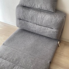 山善ソファーベットの画像