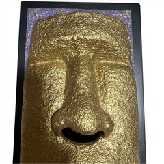 モアイ像 ティッシュボックスの画像