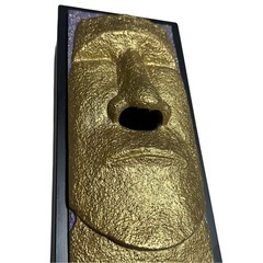 モアイ像 ティッシュボックスの画像