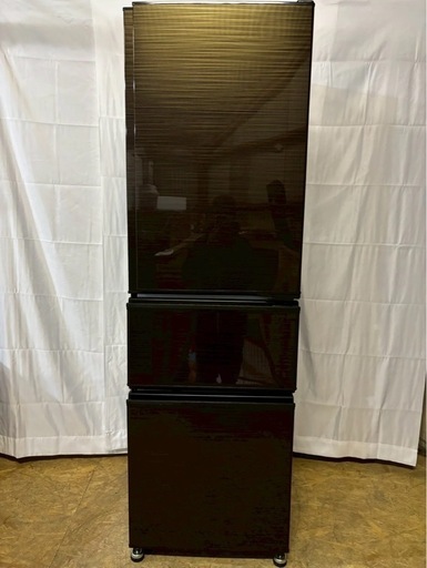 【成約済み】【年末セール】【6ヶ月保証】三菱電機 3ドア冷蔵庫 MR-CX30E-BR 2020年製300L 右開き
