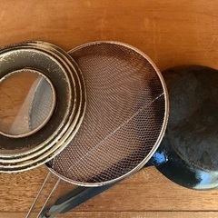 土鍋とフライパンまとめての画像