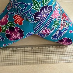 ブルー紅型柄テトラ★大サイズ　の画像