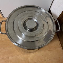 【決まりました】ステンレス鍋 寸胴鍋 業務用 蓋付きの画像