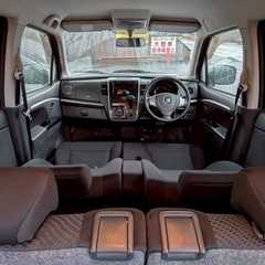 走行10万キロ台☆月々8千円〜分割払い可‼️ 車検2年付き！【名義変更代込み】☆スズキ ワゴンRスティングレー☆HDDナビ付き☆走行中DVD見れます☆プッシュスタート☆ドライブレコーダー付きのフル装備☆純正アルミ☆そのまま乗って帰れます！の画像