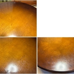 【GO-1459】飛騨産業 キツツキ ダイニングテーブル ラウンドの画像