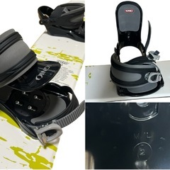 スノーボード(ビンディング&ケース付き) IGNIOの画像
