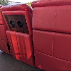 美品 IDC大塚家具取扱い GTO 3人掛け 電動リクライニングソファ/チェア SD-315 BMLY LEFT 3Pの画像