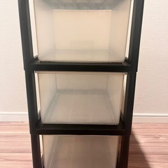 3段収納ボックス　明日まで
の画像