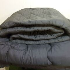 ※取引中/売約済***********　　　　　　未使用/新品　アウトレット特価　 こたつ布団 2点セット 掛布団＋敷布団【対応こたつサイズ：幅105-120×奥行75-90cm】長方形 洗える ダークブラウンの画像
