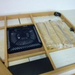 未使用/新品　アウトレット特価　 こたつテーブル 長方形 120×80cm 木目 UV塗装 継ぎ脚 の画像