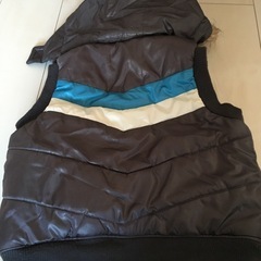 ★130センチキッズ★ファーフード ベスト の画像