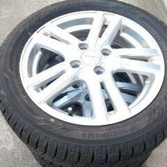 格安 15インチ  アルミホィール スタッドレス タイヤ4本 セット 中古                 の画像