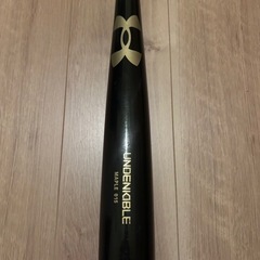 野球 アンダーアーマー 軟式 木製 バット の画像