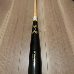 野球 アンダーアーマー 軟式 木製 バット の画像