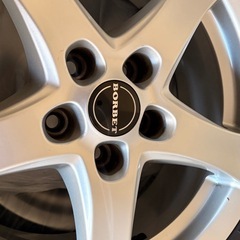 値下げしました！スタッドレスタイヤ、アルミホイール付、205/55R16の画像