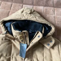あったかパーカジャケット　M　〈キャメル〉の画像
