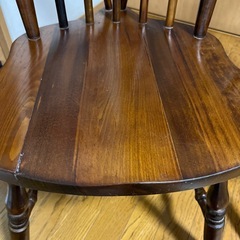 ウィンザーチェア二脚セットの画像