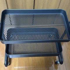 山善 YAMAZENN ハンガーラック 棚付き キャスター付き 高さを変えられる トローリーハンガーの画像