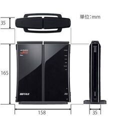 【Ｗｉ－Fｉルーター】BUFFALOエアステーション ハイパワー 無線ＬＡＮ親機　WZR-600DHPの画像