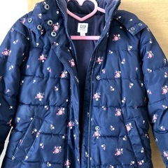 GAP KIDS   小花柄　冬物アウター　130cmの画像