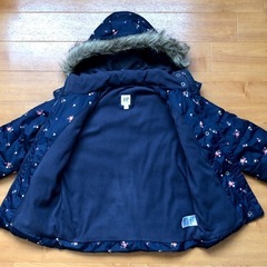 GAP KIDS   小花柄　冬物アウター　130cmの画像
