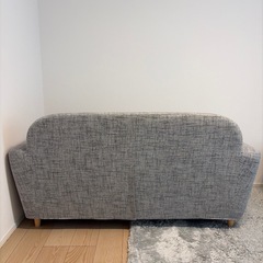 【Francfranc】ヌボラソファ（2人掛け）とオットマンの画像