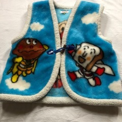 ★アンパンマン　スリーパー　120センチ★ もこもこフリースの画像