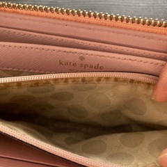 𝐤𝐚𝐭𝐞 𝐬𝐩𝐚𝐝𝐞 長財布 薄ピンクの画像