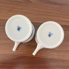 白山陶器 麻の糸 醤油差し 2個セット 波佐見焼の画像