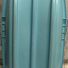 軽量プラスチックそり ロープ付き　水色の画像