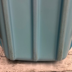 軽量プラスチックそり ロープ付き　水色の画像