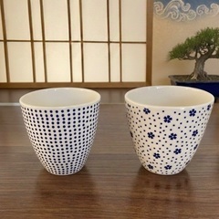 ニッコー 江戸小紋 フリーカップ 蕎麦猪口 4客セットの画像