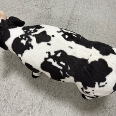 アニマル 牛ぬいぐるみ 椅子耐荷重80kg の画像