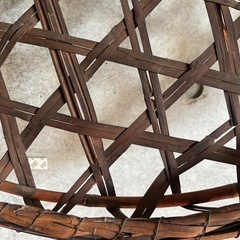 お蚕籠　竹細工　伝統工芸品の画像