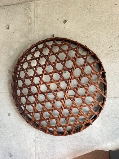 お蚕籠竹細工伝統工芸品 (ココ) 植大のインテリア雑貨/小物《置物