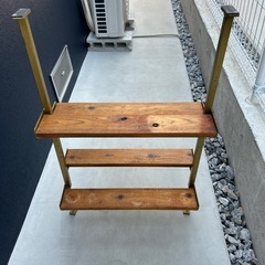 ハンドメイド　　　棚　対面キッチンの画像