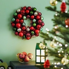 IKEAクリスマスリースの画像