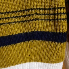 グローバルワーク　ボーダーニットセーター 長袖の画像