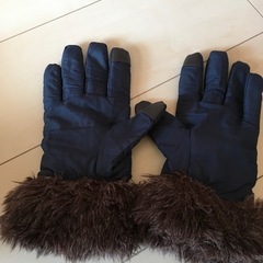 ★レディース手袋グローブ★ファーの画像