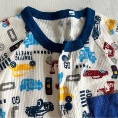 長袖 ベビーロンパースの画像