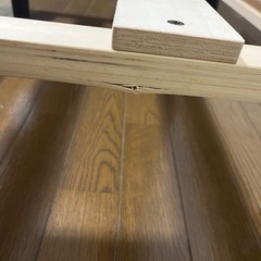 シングルベッド台 すのこ代わり脚付きの画像