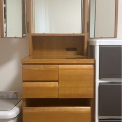 ニトリ 三面鏡ドレッサー（品番：5510020）の画像