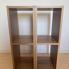 カラーボックス 2個の画像