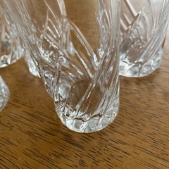 中古品　小さいミニグラス5つ　20日迄の画像