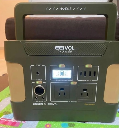 新品　 EVOPOW ポータブル電源 600W 