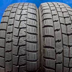 ☆軽自動車スタッドレス☆　Exsteer 13インチ 4.0J PCD100 4穴 ET45 ハブ径約67 ダンロップ ウィンターマックスX 155/65R13 2019年 4本 SO86の画像