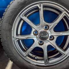 ☆バリ溝スタッドレス☆　Verthandi 14インチ 5.5J PCD100 4穴 ET43 ハブ径約66 HIFLY win-turi 212 175/65R14 2021年 4本 SO106の画像