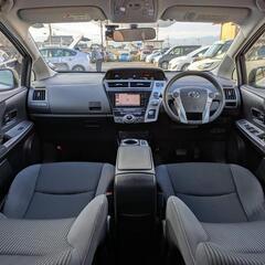 ★ワンオーナー！後期モデル！プリウスα【S】4.8万キロ！ドラレコ！LEDヘッドライト！バックカメラ！プッシュスタート！純正アルミ！★の画像